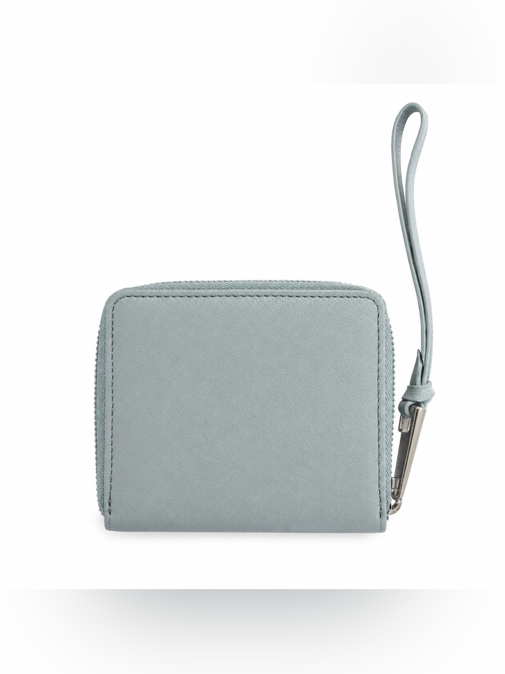 Margot New York Dana Small Zip Around Wallet Light  Blue Spring EUC